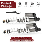 Front Shocks Absorbers for Polaris RZR S 800 EFI (2009–2012) + Adjustable Tool