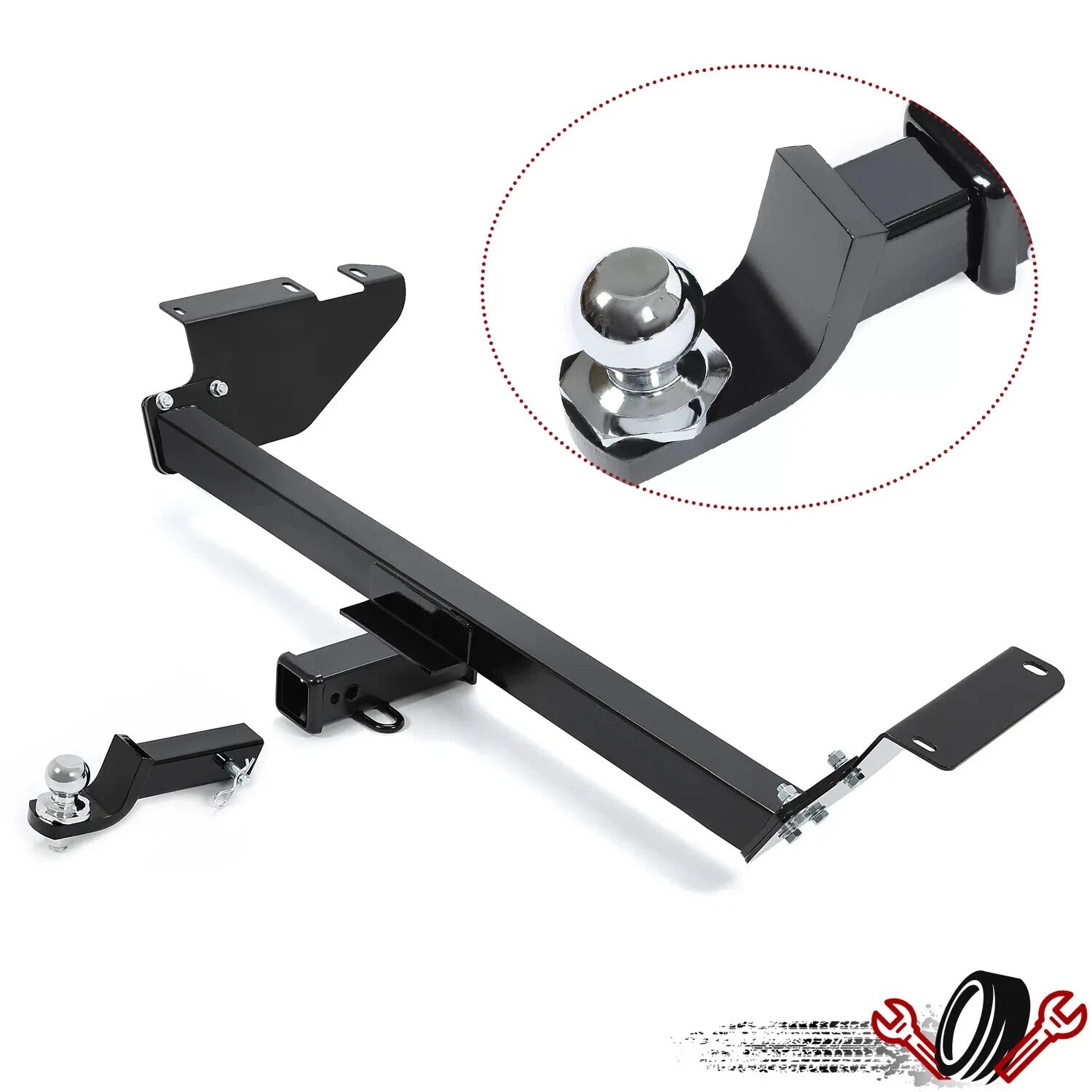 Tow Trailer Hitch with Ball for Dodge Grand Caravan/Town & Country (2008–2020)