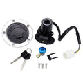 Ignition Switch Gas Cap Seat Lock & 2 Keys for Kawasaki Ninja ZX-6R (2000–2002)