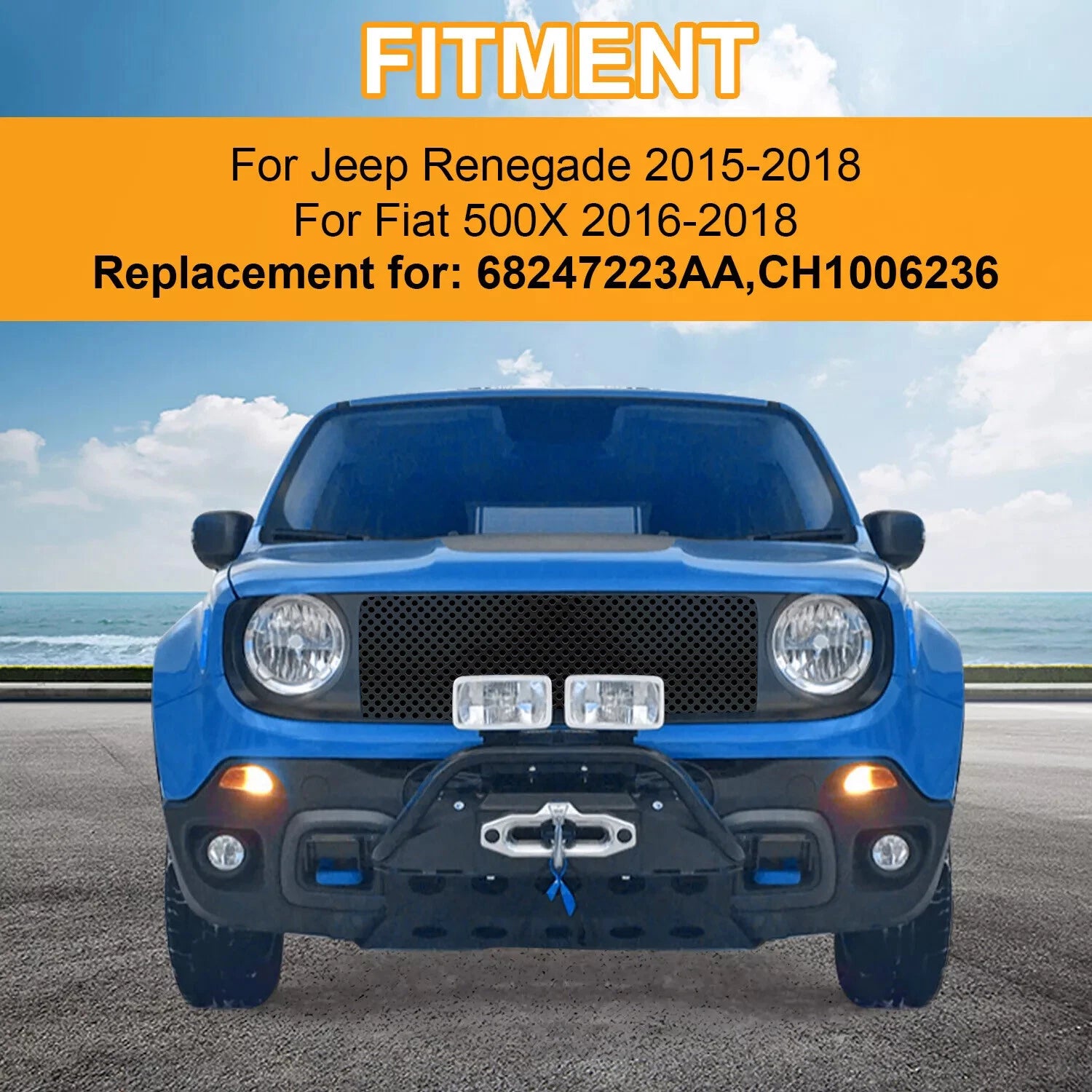 Bumper Face Bar Reinforcement for Jeep Renegade (2015-2018)