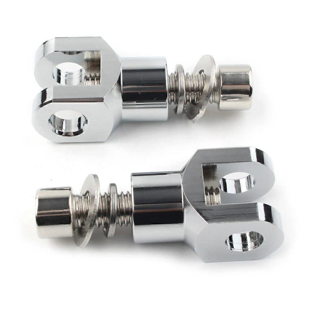 Rear Passenger Foot Pegs Bracket for Harley Softail (2000-2020) Silver