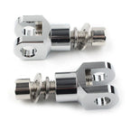 Rear Passenger Foot Pegs Bracket for Harley Softail (2000-2020) Silver