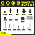 Fairing Bolts Kit for Suzuki GSXR600 GSXR750 GSXR1000 (Silver)