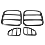 Set of 4 Iron Tail Light Lamp Cover Trim Frame for Jeep Renegade (2015–2016)