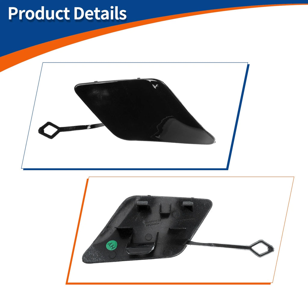 Tow Hook Cap for Mercedes-Benz C250 C350 (2012–2015) No.A2048850526 Black