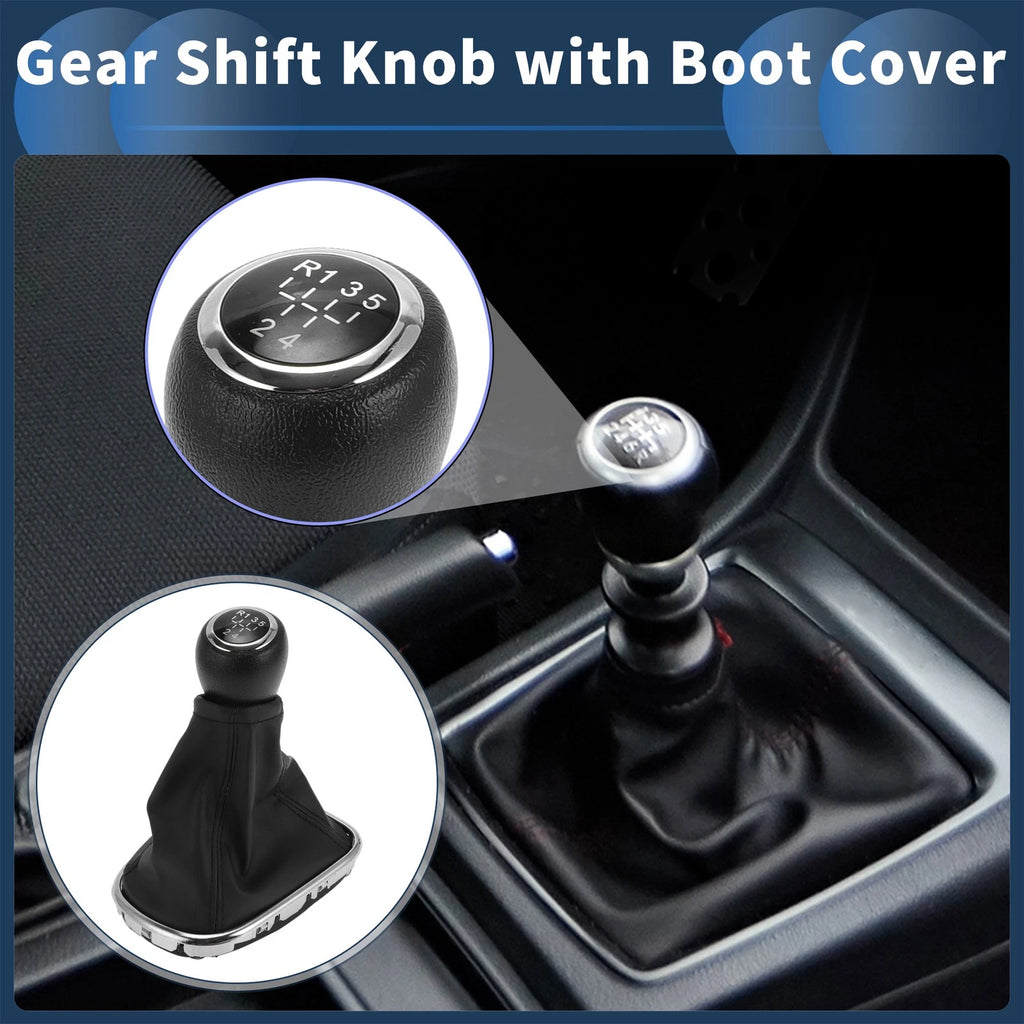 5 Speed Gear Shifter Knob with Cover for Chevrolet Cruze (2008–2015)