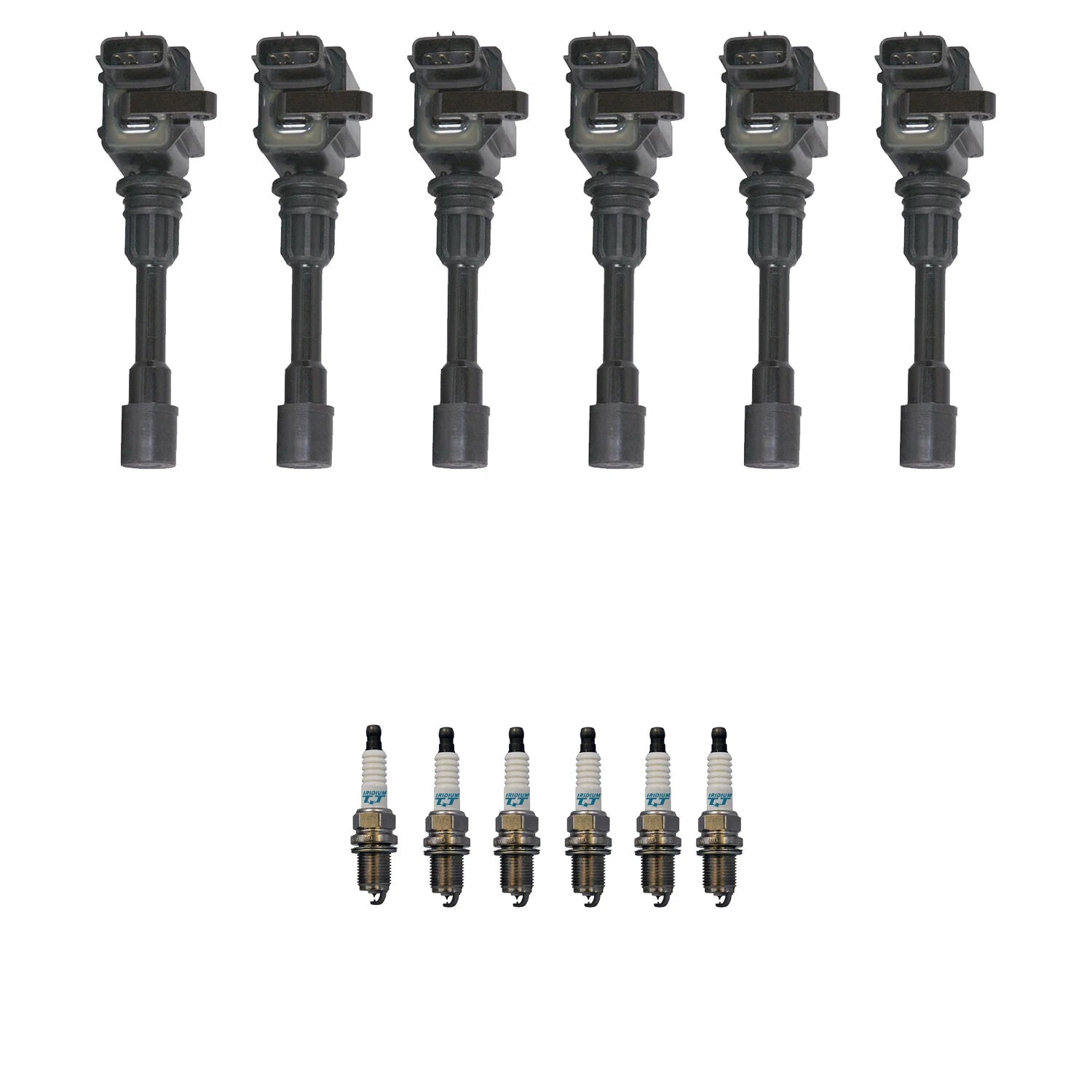 Set of 6 Ignition Coils & Denso Iridium Spark Plugs for Millenia (1995–2002)