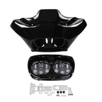 Inner Outer Fairings & 5.75'' Dual Headlight for Harley Road Glide (1998–2013)