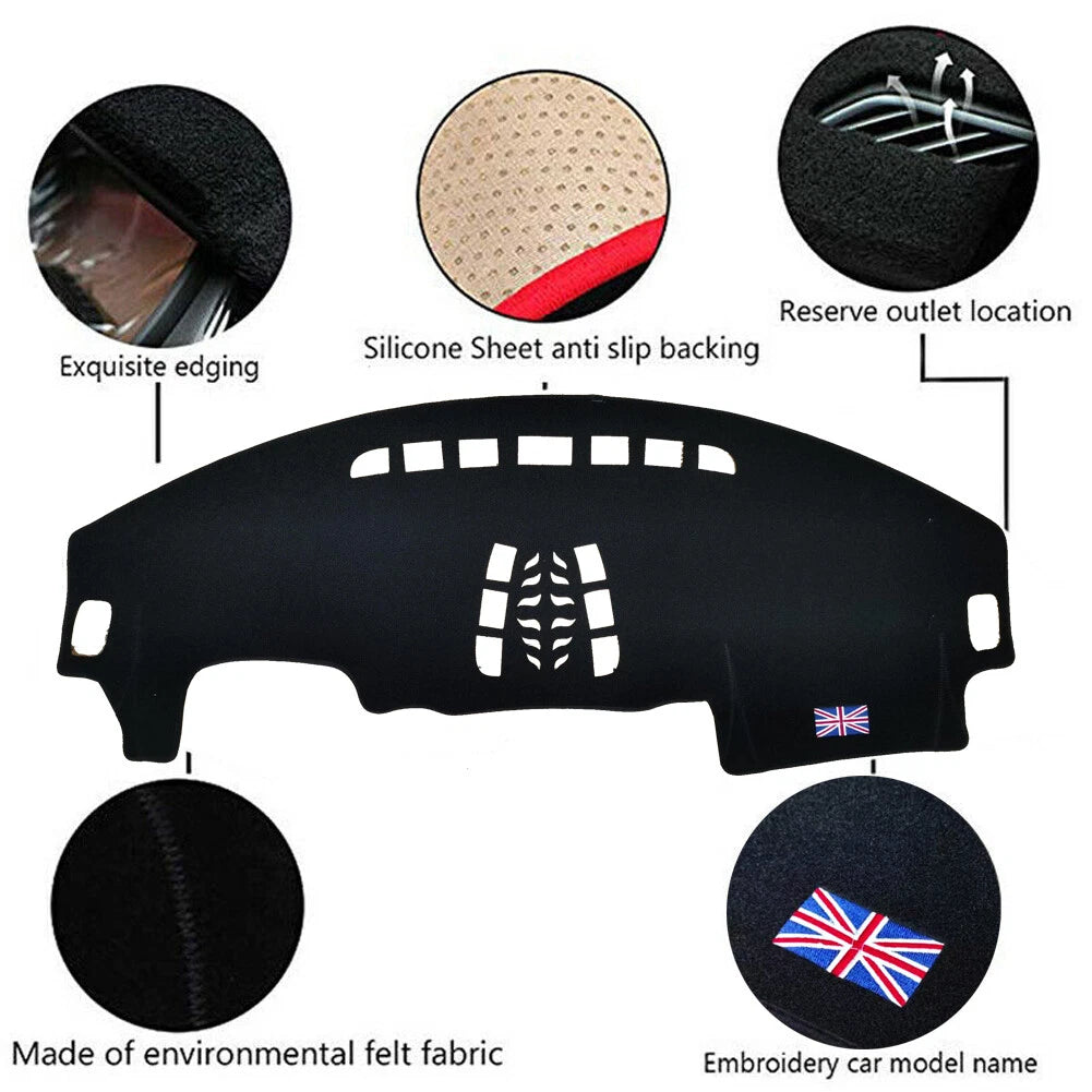 Dashboard Dash Mat Anti-Sun Cover Pad for MINI Cooper (2017–Present)