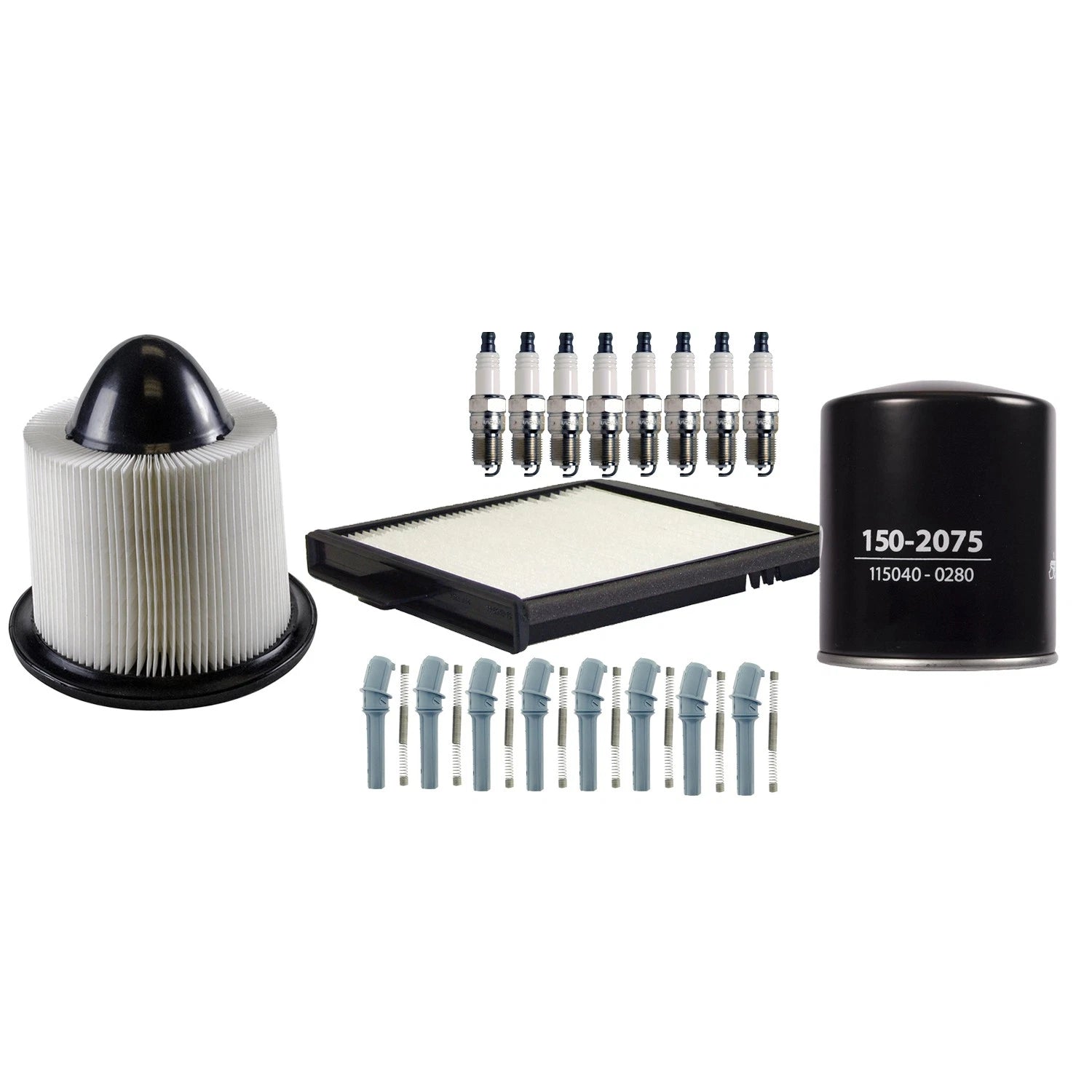 Tune Up Kit with NGK 8 Spark Plugs & Boots for Ford Expedition F-150 F-250