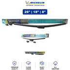 Set of 3 Michelin Optimum+ Ceramic Beam Wiper Blades for Lexus (2011–2017)
