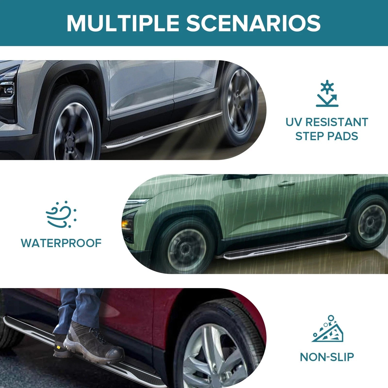 Running Boards for Ford Explorer (2020–2025)