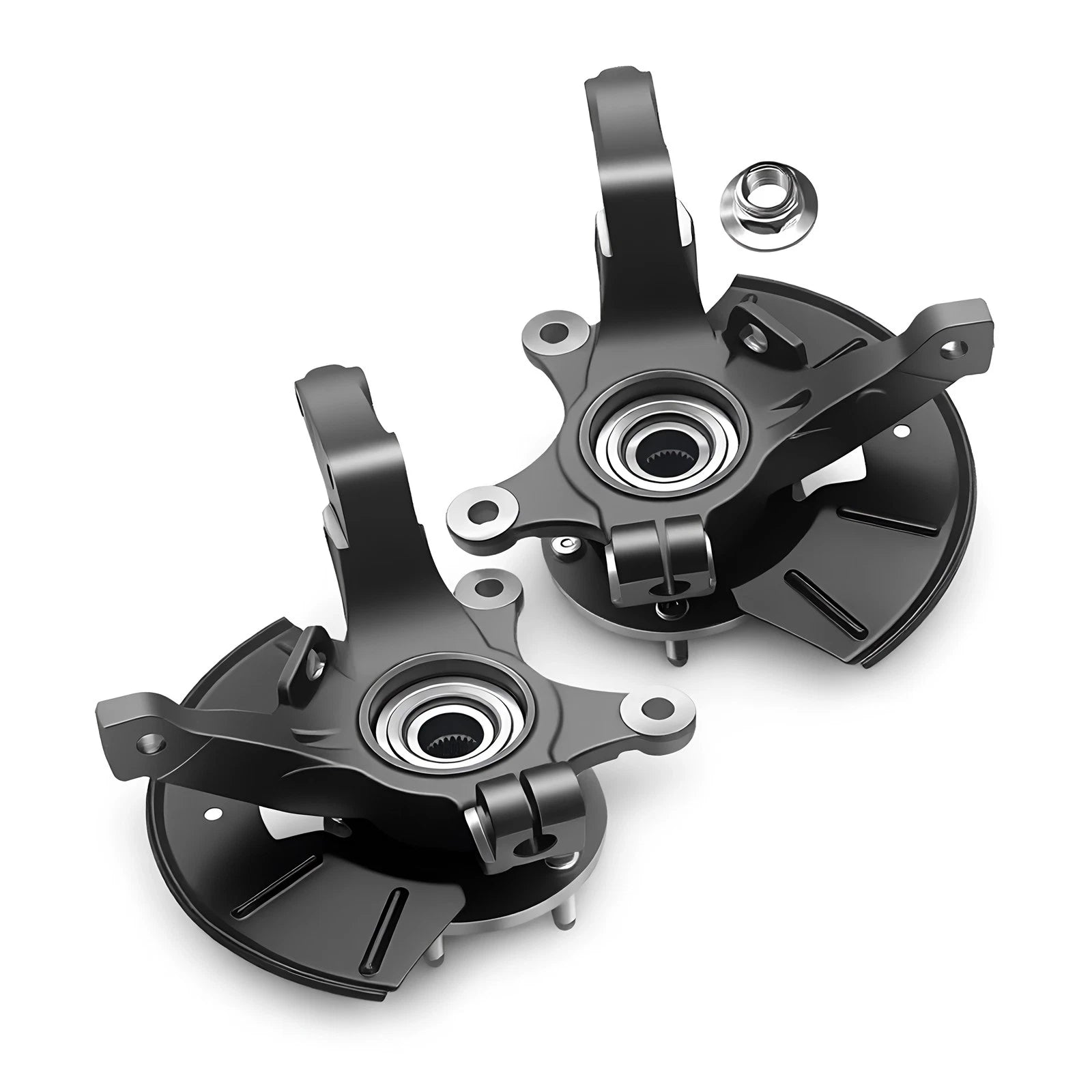 Front Steering Knuckle & Wheel Bearing Hub Assembly Pair for Ford Escape (2005–2012)