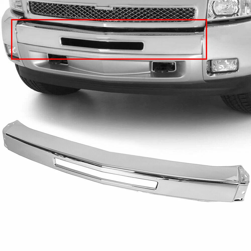 Front Bumper Impact Face Bar for Chevy Silverado 1500 (2007–2013)