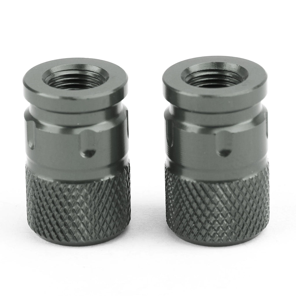2X CNC GY-Titan Anti-Thief Tire Valve Stem Caps for Car Truck Bike Motorcycle