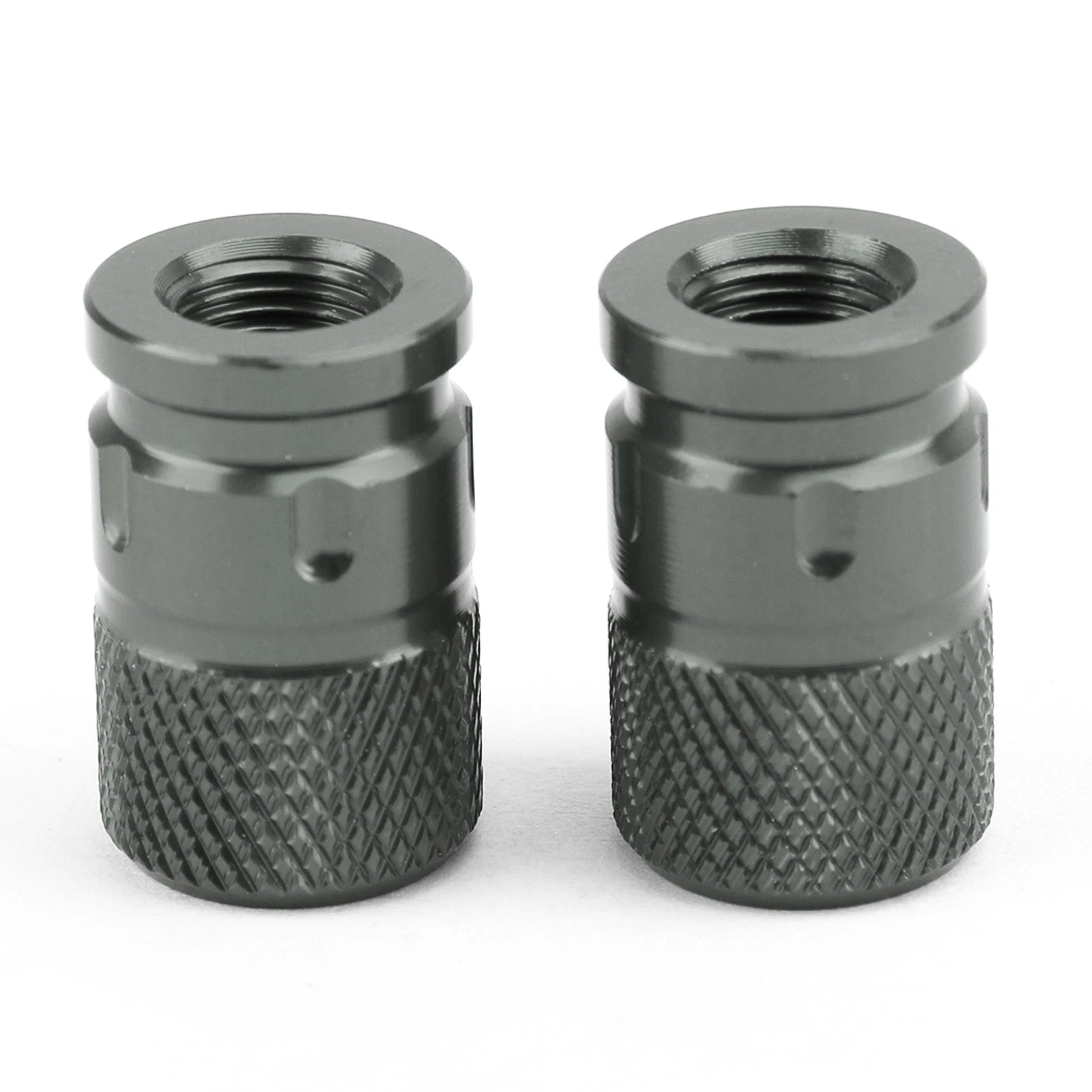 2X CNC GY-Titan Anti-Thief Tire Valve Stem Caps for Car Truck Bike Motorcycle