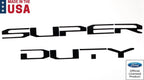 Tailgate Insert Letters OEM Gloss Black for 2020 Ford Super Duty (2017–2024)