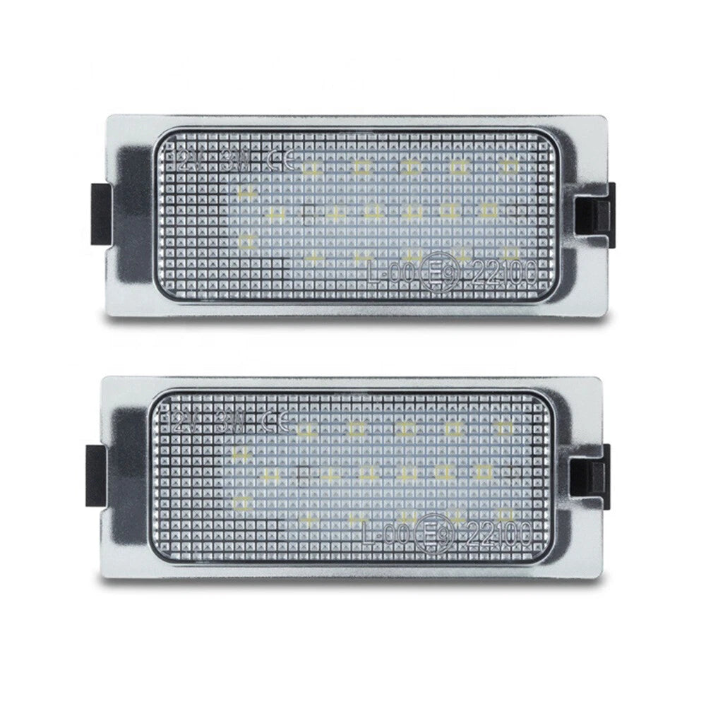 White LED License Plate Lights for Ford Edge (2007–2014), Escape (2008–2012), Mariner (2008–2012)