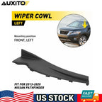 Windshield Wiper Cowl Extension Trim Left for Nissan Pathfinder (2013–2020)