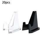 20X Plastic Coin Display Stands for Badges Challenge Coins