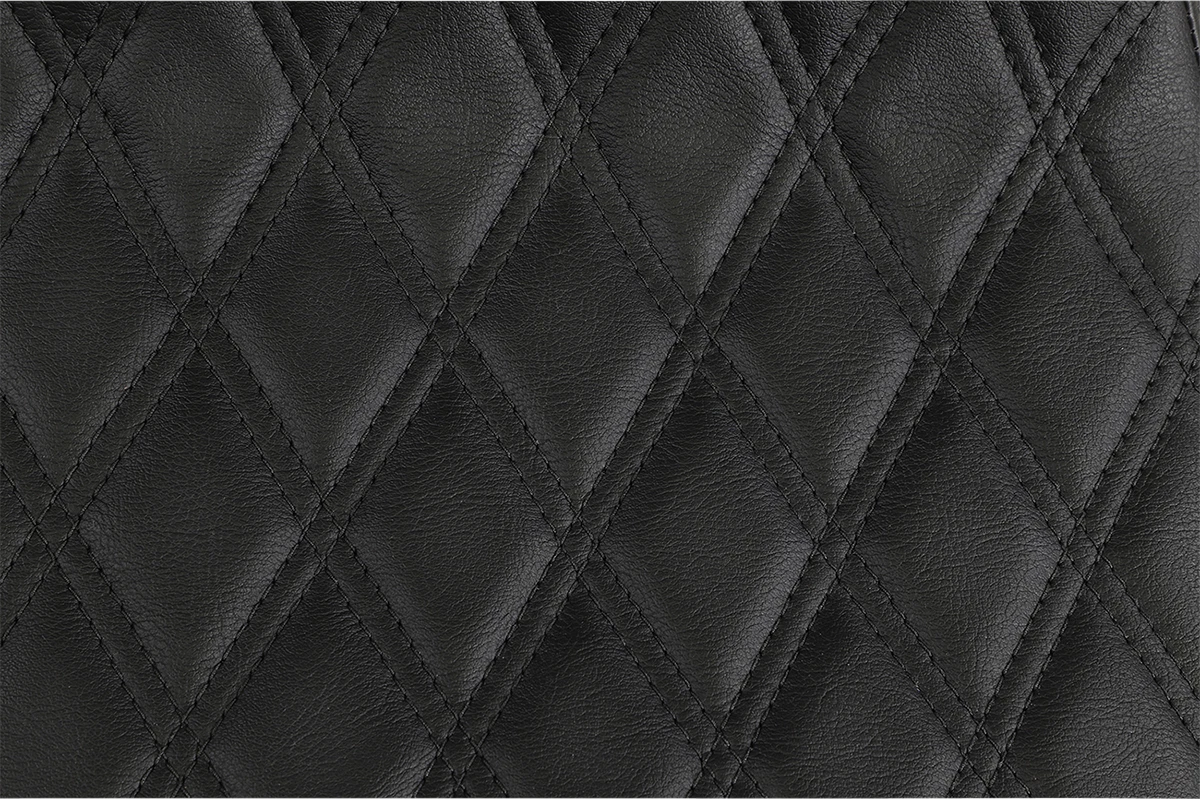 Extended Reach Predator III Seat for Harley Davidson (2000–2023) - Black, Double Diamond