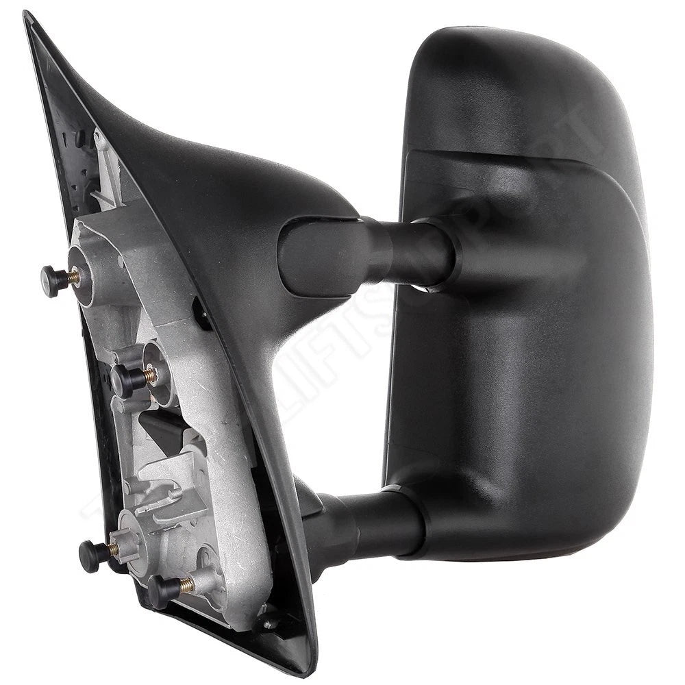 Set of 2 Black Manual Towing Mirrors for Ford F250 Super Duty