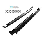 Black Running Board Steps for Hyundai Santa Fe (2019–2023) Aluminum Non-Slip