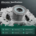 Alternator for BMW 1 Series M (2011) 180 Amp 11302