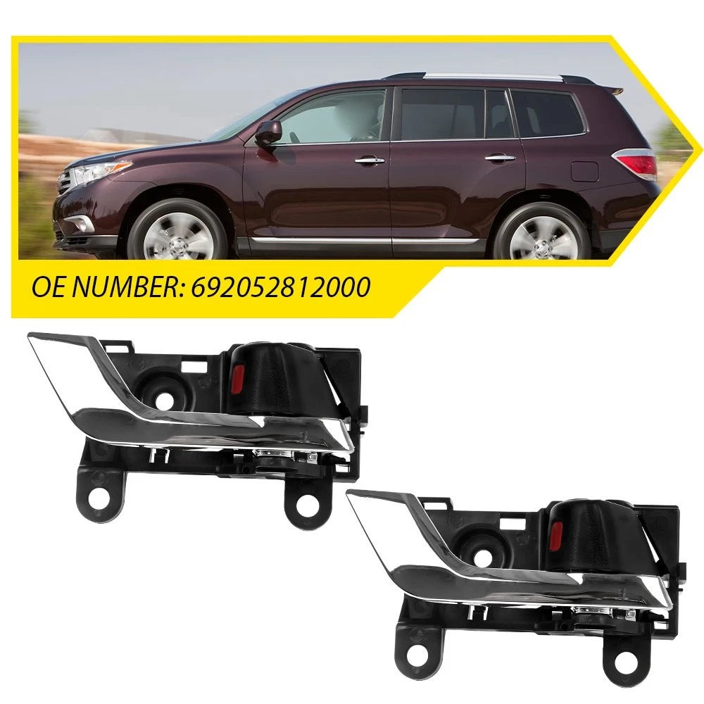 2Pcs Interior Door Handle for Toyota Highlander (2008–2013)