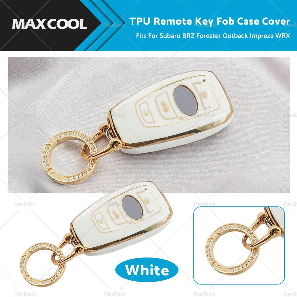 TPU Remote Key Fob Case Cover for Subaru BRZ, Forester, Outback, Impreza (2013–2023)