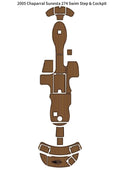 EVA Foam Teak Deck Flooring Mat for Chaparral 274 Sunesta (2005)