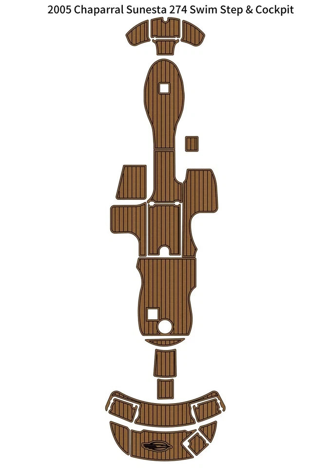 EVA Foam Teak Deck Flooring Mat for Chaparral 274 Sunesta (2005)