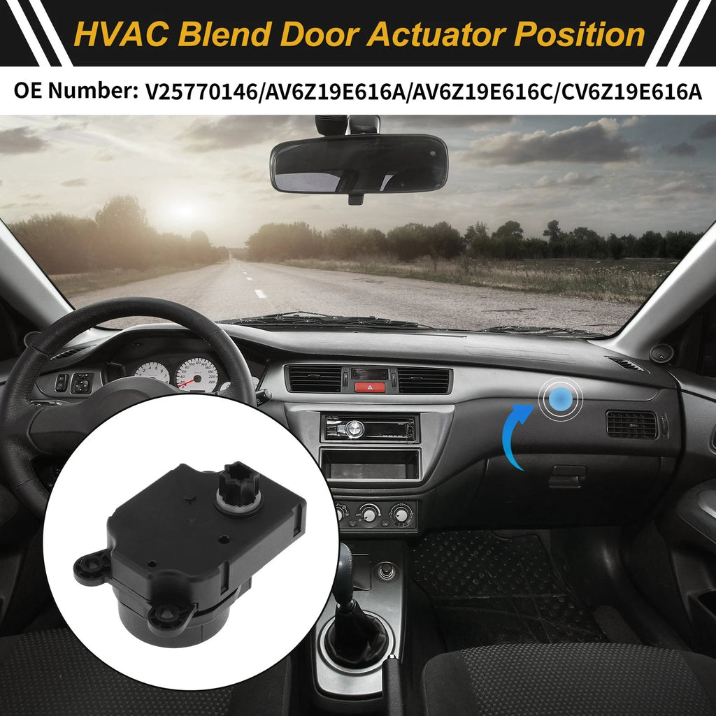 HVAC Heater Blend Door Actuator for Ford C-Max (2013–2018) No.V25770146