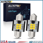 CANBUS LED Interior Dome Light Bulbs for Toyota Camry (2018–2023)