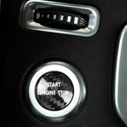 Carbon Fiber Engine Start Stop Button Cover for Land Rover Discovery (2010-2016)