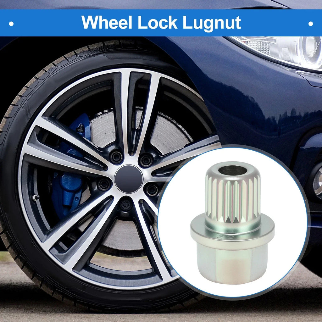 Wheel Lock Lug Nut for BMW Anti Theft Key Socket Adapter