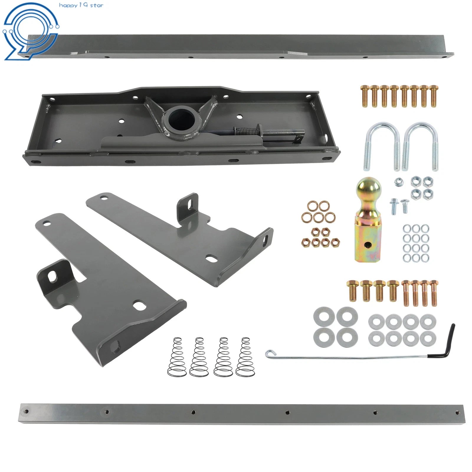 Gooseneck Hitch Complete Kit for GMC Sierra, Chevy Silverado 2500HD 3500HD (2016–2019)