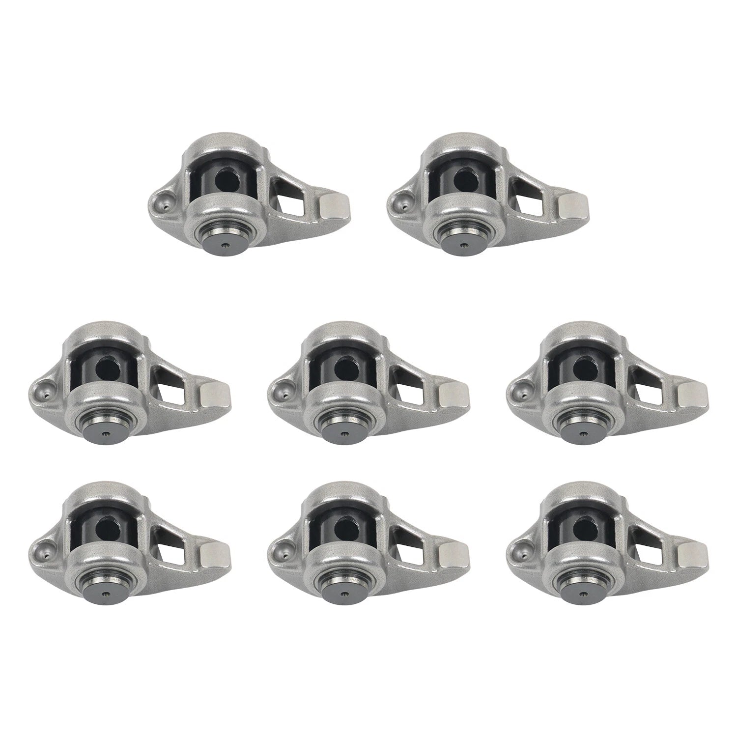 Set of 8 Rocker Arms with Trunion Kit for Pontiac G8, Chevrolet Silverado 1500, 2500 HD