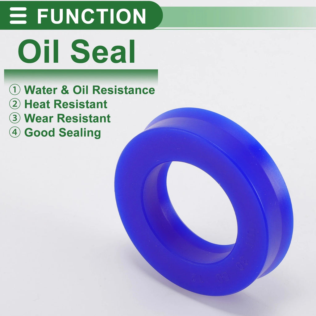 Set of 5 Oil Seal Rotary Shaft Seal 30x50x12mm High Pressure TPU
