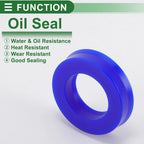 Set of 5 Oil Seal Rotary Shaft Seal 30x50x12mm High Pressure TPU