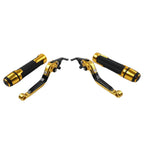 Gold Extendable Brake Clutch Levers for Honda CBR125R CBR150R (2004-2016)
