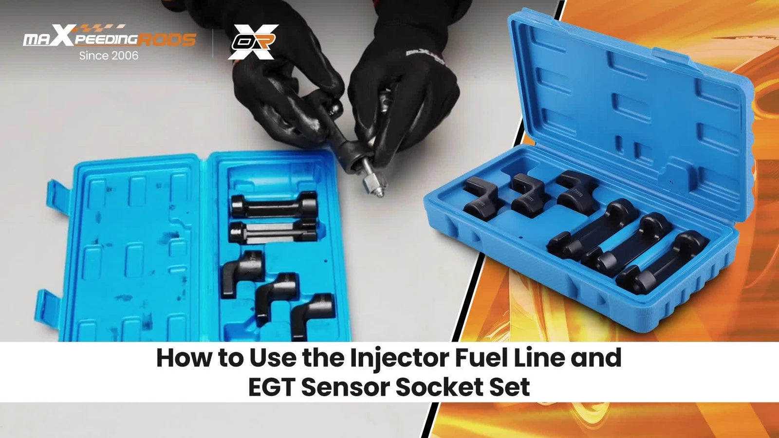 Set of 3 EGT Sensor Socket for Exhaust Temperature Removal (13mm, 14mm, 17mm)