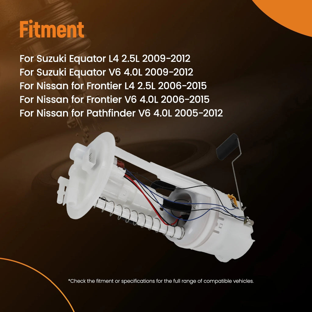 Fuel Pump with Sending Unit for Suzuki Equator and Nissan Frontier (2006–2015)