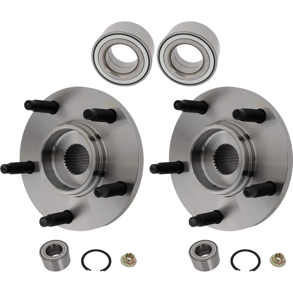 Set of 2 Wheel Hubs for 4WD 4X4 (Front & Rear)