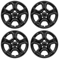 2017-2019 Ford Escape S 17' 5 Spoke Black Wheel Cover Hubcaps | 17 in | Plastic | 5 Spoke