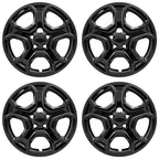 2017-2019 Ford Escape S 17' 5 Spoke Black Wheel Cover Hubcaps | 17 in | Plastic | 5 Spoke