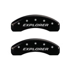 Set of 4 Black Caliper Covers for 2006-2010 Ford Explorer by MGP