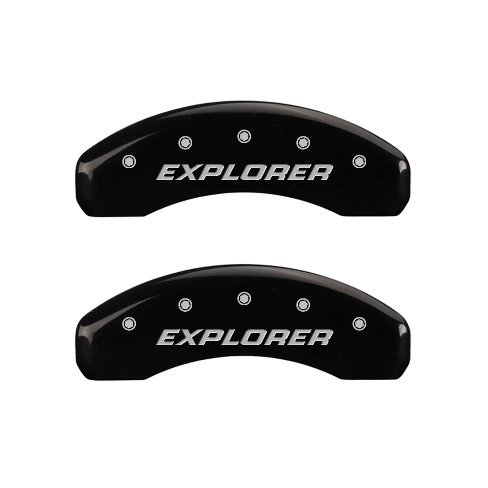 Set of 4 Black Caliper Covers for 2006-2010 Ford Explorer by MGP