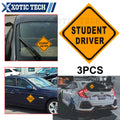 Reflective Student Driver Sticker for Yellow (2000–2000)