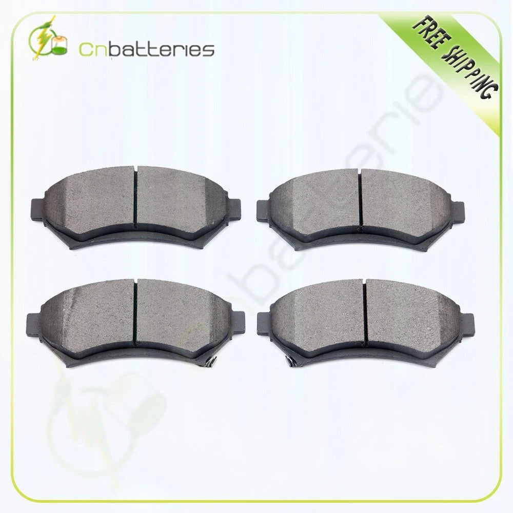 Set of 4 Front Ceramic Brake Pads for Chevrolet Monte Carlo (2000–2004)